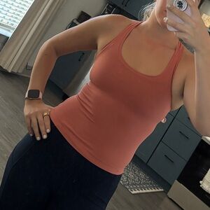 Lululemon Athletica Burnt Orange Tank Top